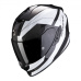 Moto přilba SCORPION EXO-1400 CARBON AIR LEGIONE bílá