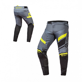 Moto kalhoty ELEVEIT X-LEGEND šedo/černo/neonově žluté