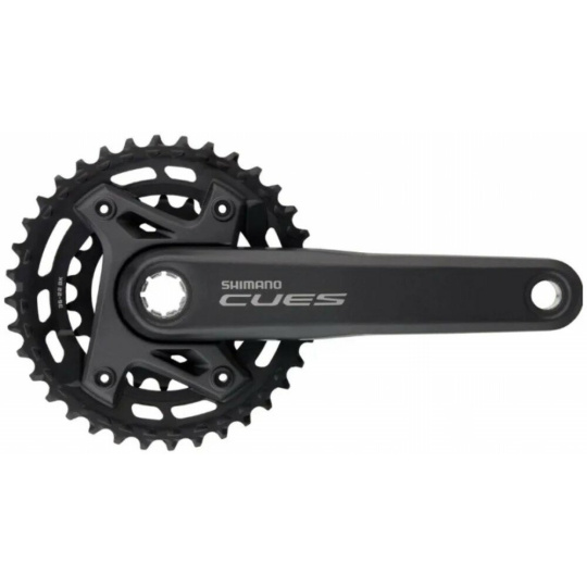 kliky SHIMANO Cues FC-U6000-2, 175mm, 36-22 zubů, černé, 11,10,9 speed kliky SHIMANO Cues FC-U6000-2, 175mm, 36-22 zubů, černé, 11,10,9 speed