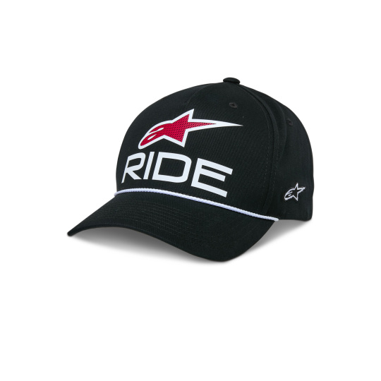 kšiltovka RIDE COMP SNAPBACK, ALPINESTARS (černá/bílá/červená)