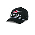 kšiltovka RIDE COMP SNAPBACK, ALPINESTARS (černá/bílá/červená)
