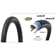 MICHELIN PLÁŠŤ E-WILD FRONT 29x2.40 PERFORMANCE LINE KEVLAR GUM-X/MAGI-X TS TLR (85512)