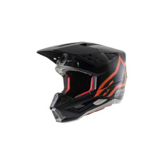 přilba S-M5 COMPASS, ALPINESTARS (matná černá/oranžová fluo) přilba S-M5 COMPASS, ALPINESTARS (matná černá/oranžová fluo)
