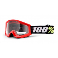 brýle Strata Mini Gron Red, 100% dětské (čiré plexi)
