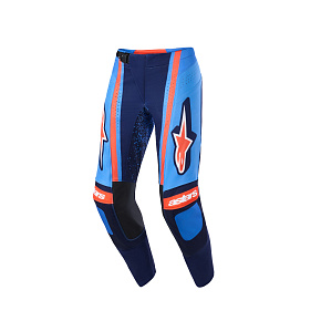 kalhoty TECHSTAR NOMUR, ALPINESTARS (tmavě modrá/oranžová/modrá) 2026 kalhoty TECHSTAR NOMUR, ALPINESTARS (tmavě modrá/oranžová/modrá) 2026