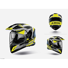 přilba BADX-X Airspeed, AIROH (žlutá lesklá) 2027 přilba BADX-X Airspeed, AIROH (žlutá lesklá) 2027