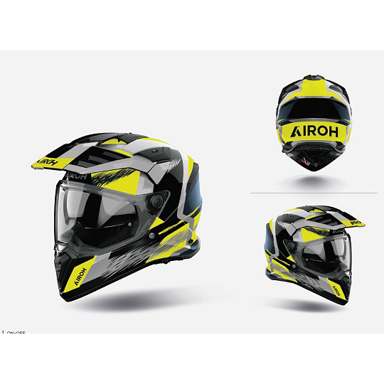 přilba BADX-X Airspeed, AIROH (žlutá lesklá) 2027 přilba BADX-X Airspeed, AIROH (žlutá lesklá) 2027