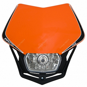 Maska na moto RTECH V-FACE oranžová Maska na moto RTECH V-FACE oranžová