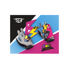 rukavice Billy Bolt dětské růžová/modrá/černá/žlutá rukavice Billy Bolt dětské růžová/modrá/černá/žlutá