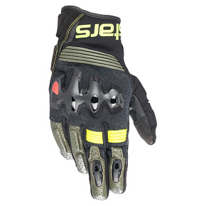 rukavice HAROK, ALPINESTARS (černá/zelená/žlutá fluo) rukavice HAROK, ALPINESTARS (černá/zelená/žlutá fluo)