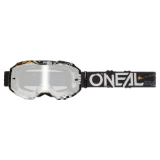 O´Neal brýle B-10 ATTACK V.24 černá/bílá, silver mirror