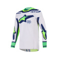 dres SUPERTECH VISTA, ALPINESTARS (světle šedá/žlutá fluo/zelená/modrá/růžová) 2026