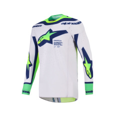 dres SUPERTECH VISTA, ALPINESTARS (světle šedá/žlutá fluo/zelená/modrá/růžová) 2026