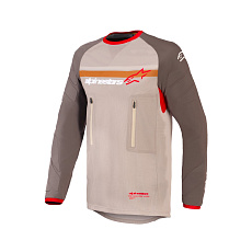 dres MAXDURA DUAL, ALPINESTARS (hnědá/oranžová) 2026 dres MAXDURA DUAL, ALPINESTARS (hnědá/oranžová) 2026