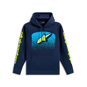 mikina OBSESSED HOODIE, ALPINESTARS (modrá) mikina OBSESSED HOODIE, ALPINESTARS (modrá)