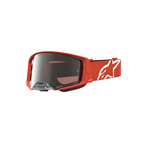 brýle SUPERTECH VESTA, ALPINESTARS (oranžová/stříbrná, zrcadlové stříbrné plexi) 2027