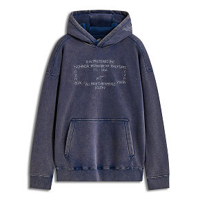 mikina INFINITE WASHED OVERSIZED HOODIE, ALPINESTARS (sepraná modrá) mikina INFINITE WASHED OVERSIZED HOODIE, ALPINESTARS (sepraná modrá)