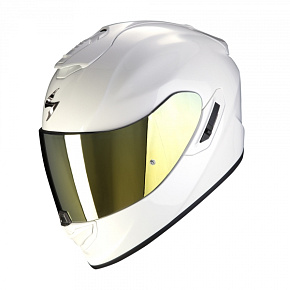 Moto přilba SCORPION EXO-1400 AIR solid bílá perleť Moto přilba SCORPION EXO-1400 AIR solid bílá perleť