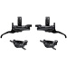 brzda kotoučová SHIMANO XT M8220 čtyřpístková p+z komplet bez kotoučů a adapteru, J-kit, v krabičce