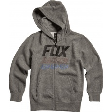 Dětská mikina Fox Youth Overdrive Zip Fleece Heather Graphite Dětská mikina Fox Youth Overdrive Zip Fleece Heather Graphite