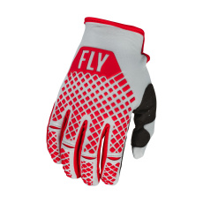 rukavice KINETIC, FLY RACING - USA 2023 (červená/šedá)