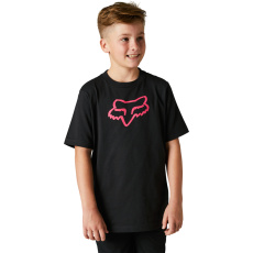 Dětské triko Fox Youth Legacy Ss Tee Black/Pink 