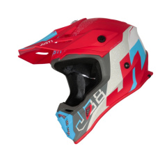 Moto přilba JUST1 J38 KORNER matná modro/červená Moto přilba JUST1 J38 KORNER matná modro/červená