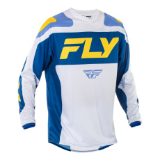 dres F-16, FLY RACING - USA 2025 (bílá/modrá/žlutá) dres F-16, FLY RACING - USA 2025 (bílá/modrá/žlutá)