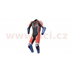 jednodílná kombinéza GP PRO 3 HONDA kolekce 2021, TECH-AIR kompatibilní, ALPINESTARS (černá/červená/modrá/bílá) jednodílná kombinéza GP PRO 3 HONDA kolekce 2021, TECH-AIR kompatibilní, ALPINESTARS (černá/červená/modrá/bílá)