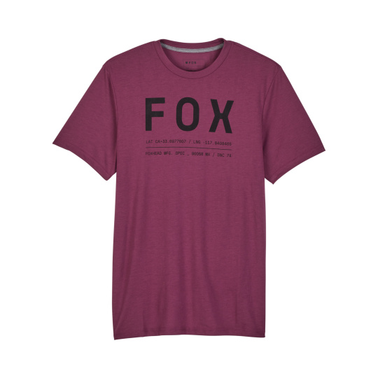 Pánské triko Fox Non top s Tech Tee  Sangria