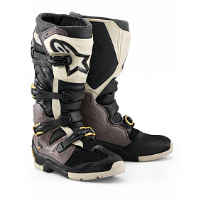 boty TECH 7 ENDURO DRYSTAR, ALPINESTARS (černá/tmavě šedá/zlatá) 2027