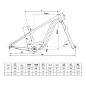 KELLYS Tygon RS10 P Mocha Grey 29" 725Wh, velikost M