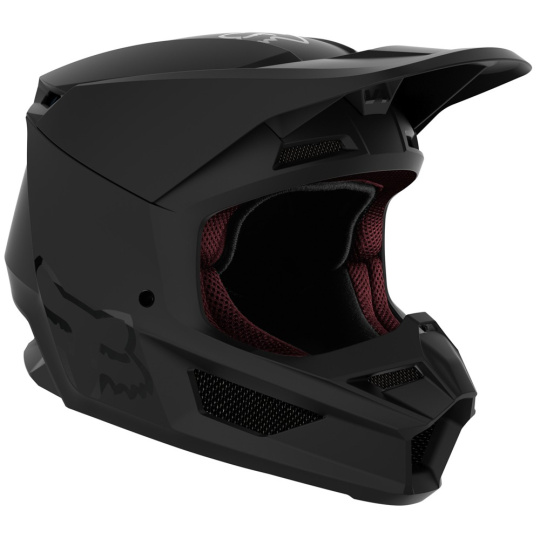 Dětská přilba Fox Yth V1 Matte Black Helmet, Ece Dětská přilba Fox Yth V1 Matte Black Helmet, Ece