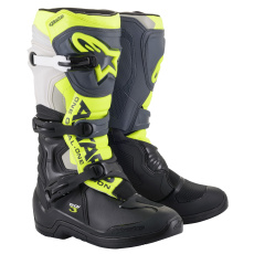 boty TECH 3, ALPINESTARS (černá/šedá/žlutá fluo) 2024 boty TECH 3, ALPINESTARS (černá/šedá/žlutá fluo) 2024