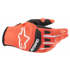 rukavice TECHSTAR 2022, ALPINESTARS (oranžová/černá)