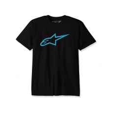 Alpinestars tričko Ageless Classic černé - Black/Turquise* Alpinestars tričko Ageless Classic černé - Black/Turquise*