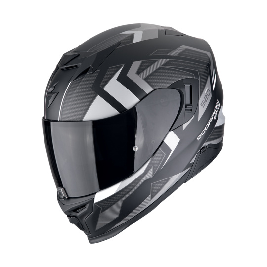 Moto přilba SCORPION EXO-520 EVO AIR SENSUS matná černo/stříbrná