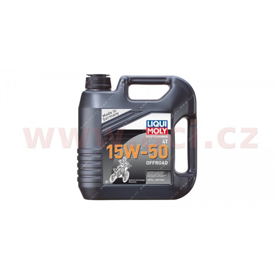 LIQUI MOLY Motorbike 4T 15W50 Offroad, plně syntetický motorový olej 4 l