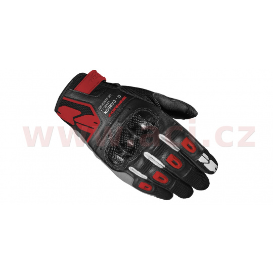 rukavice G-CARBON, SPIDI (černá/červená/šedá)