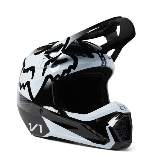 Pánská přilba Fox V1 Leed Helmet Dot/Ece  Black/White