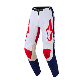 kalhoty RACER RIWAY, ALPINESTARS (bílá/modrá/červená) 2026 kalhoty RACER RIWAY, ALPINESTARS (bílá/modrá/červená) 2026