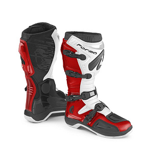 Moto boty FORMA TRACTION červeno/bílo/černé