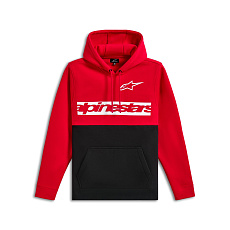 mikina PARALLEL HOODIE, ALPINESTARS (červená/černá) mikina PARALLEL HOODIE, ALPINESTARS (červená/černá)