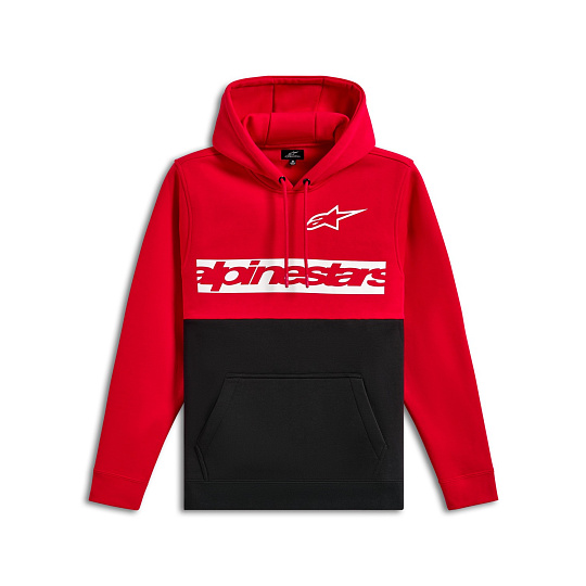 mikina PARALLEL HOODIE, ALPINESTARS (červená/černá) mikina PARALLEL HOODIE, ALPINESTARS (červená/černá)