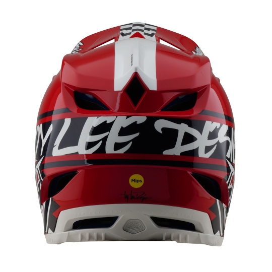 TLD HELMA D4 POLYACRYLITE FIFTY-50 WHITE / RED (17435601)