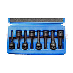 sada nástavců pro rázové utahováky 1/2", torx, 8 ks sada nástavců pro rázové utahováky 1/2", torx, 8 ks