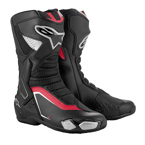 boty SMX-6 3, ALPINESTARS (černá/stříbrná/červená) 2027