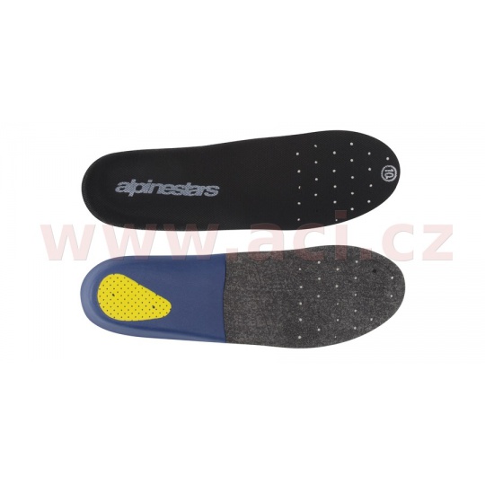 vložky pro boty TECH 10, ALPINESTARS (šedé/modré/žluté, pár)
