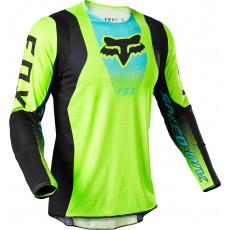 Pánský MX dres Fox 360 Dier Jersey Fluo Yellow Pánský MX dres Fox 360 Dier Jersey Fluo Yellow