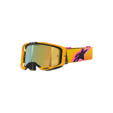 brýle VISION 8 CORP, ALPINESTARS (oranžová/žlutá/růžová, zrcadlové zlaté plexi) 2026
